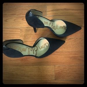Sam Edelman “Delilah” d’Orsay pump, Black Suede